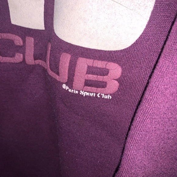 Vintage 90s Paris Sport Club Women’s Pullover Crewneck Sweater - Picture 3 of 4